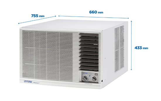 Picture of YORK Millennium Window 24200 Btu Cooling Air Conditioner - Giant Compressor