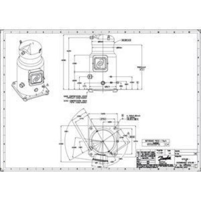 Picture of Danfoss Scroll Compressor SM185-4CA 3PH 460V 185MBTU