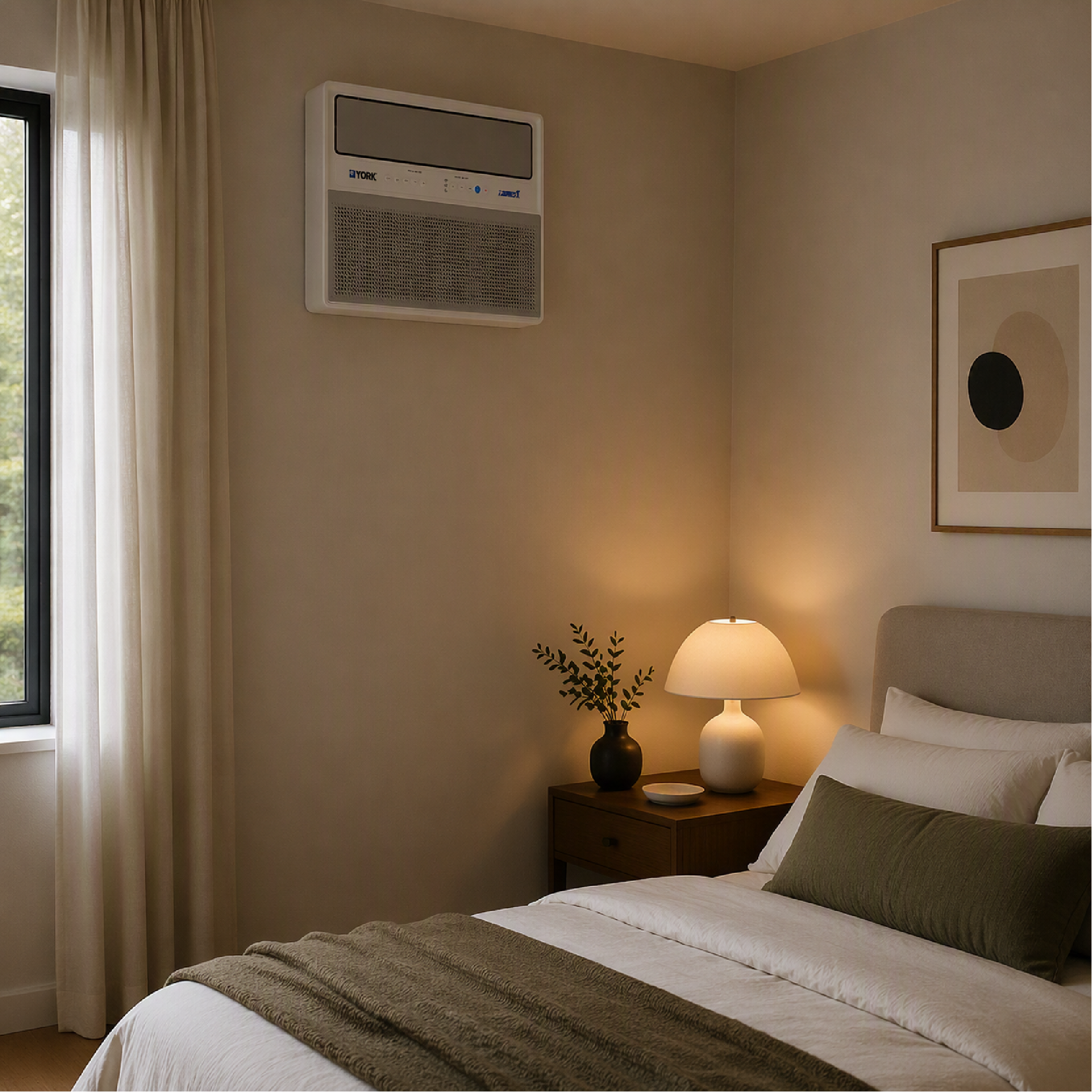 Picture of YORK TAURUS 25,249 BTU Max Window Inverter Air Conditioner Cool & Heat with Wi-Fi Smart Control